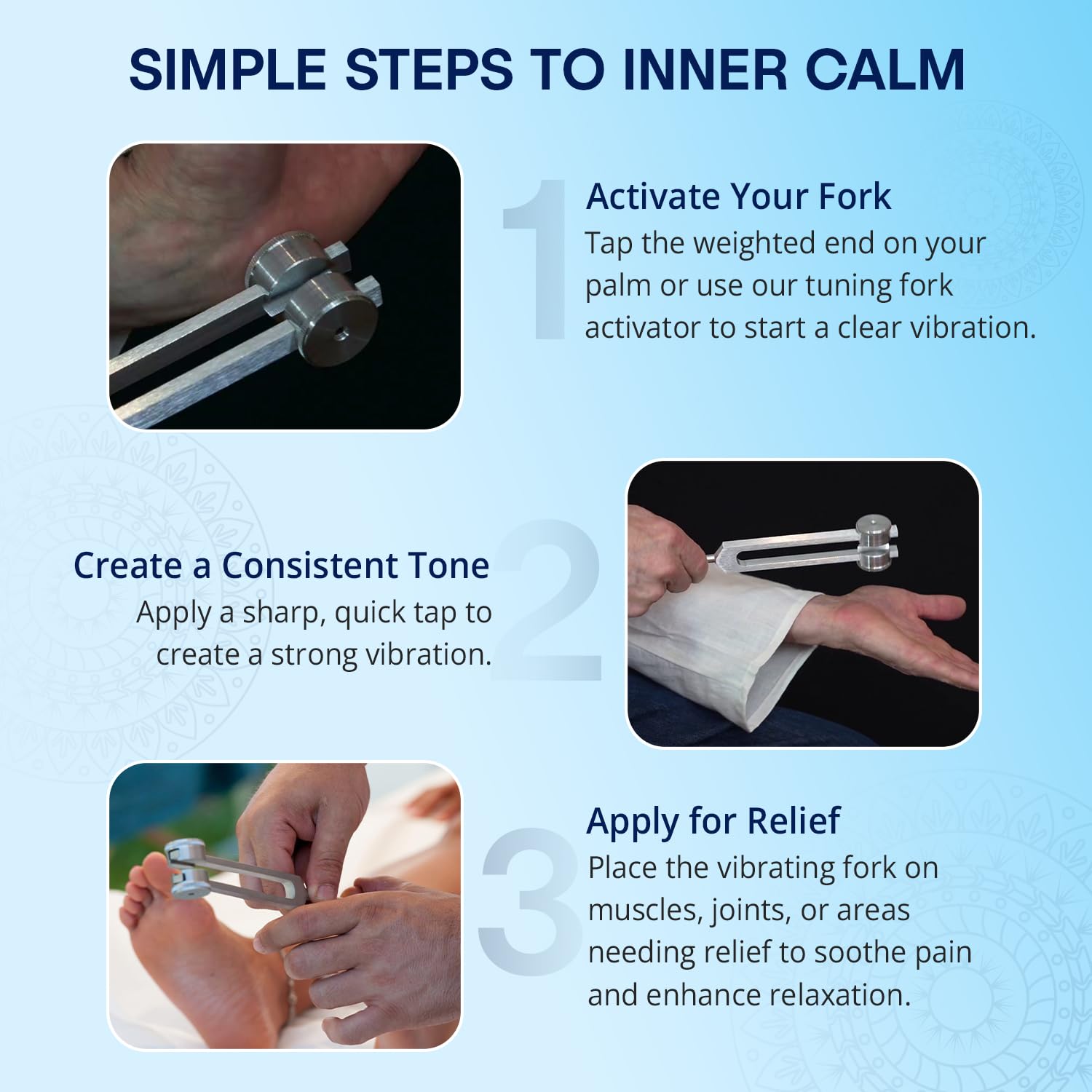 Amazon | Om Tuning Fork with Bag By Omnivos Therapeutics by